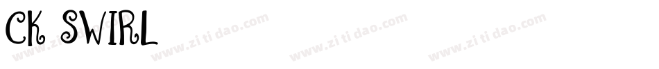 CK Swirl字体转换